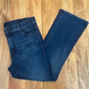 MOTHER The Insider Crop Denim in Twilight Magic